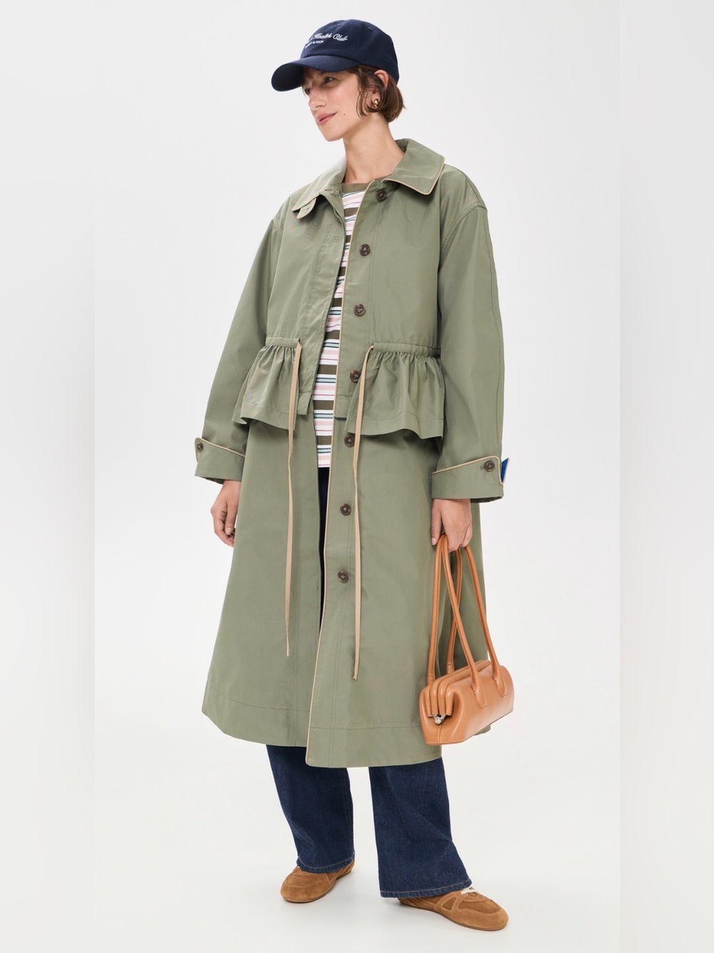 NWT Damson Madder Convertible Myrtle Trench Coat